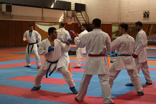 تصویر در اردوی تیم ملی کاراته تشکیل می شود