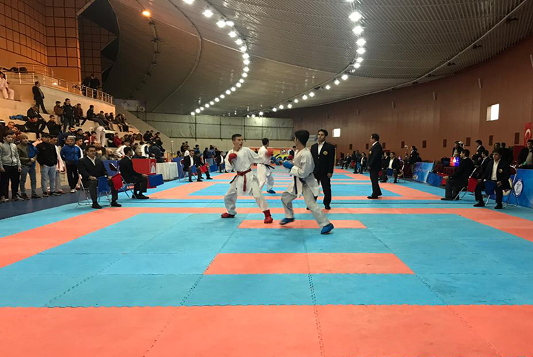تصویر در برگزاری مسابقات انتخابی تیم ملی کاراته در تهران