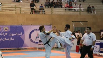 اولین دوره مسابقات لیگ کاراته وان سبک های آزاد