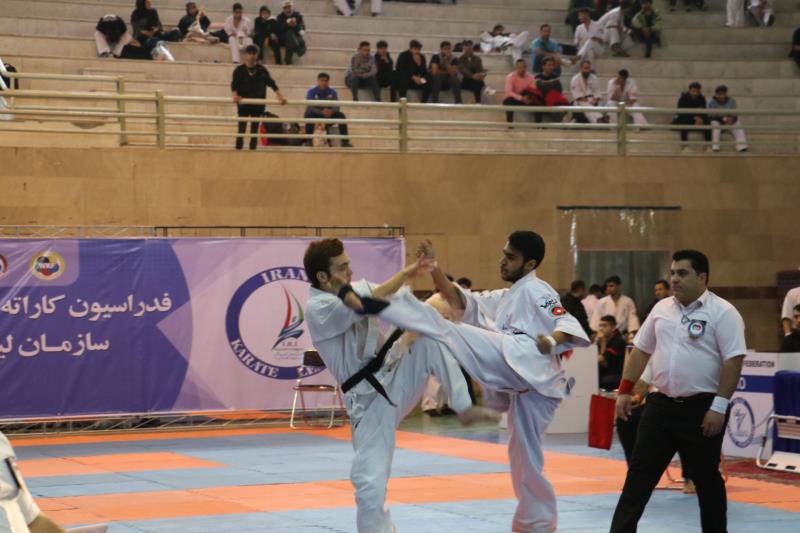 اولین دوره مسابقات لیگ کاراته وان سبک های آزاد